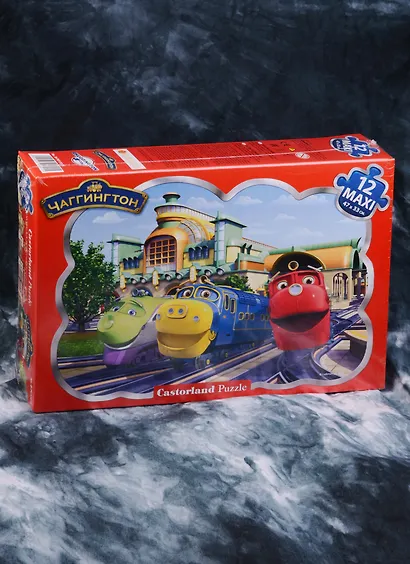 Пазл 12 MAXI Чаггингтон Выезд из депо (B-PU13015) (47х33 см) (3+) (Castorland) - фото 1