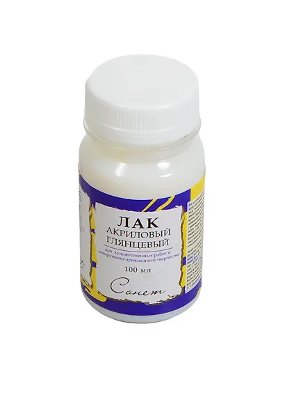 Лак акриловый 100мл "Сонет" глянц., ЗХК - фото 2