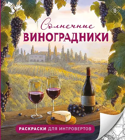Солнечные виноградники. Раскраски для интровертов - фото 1