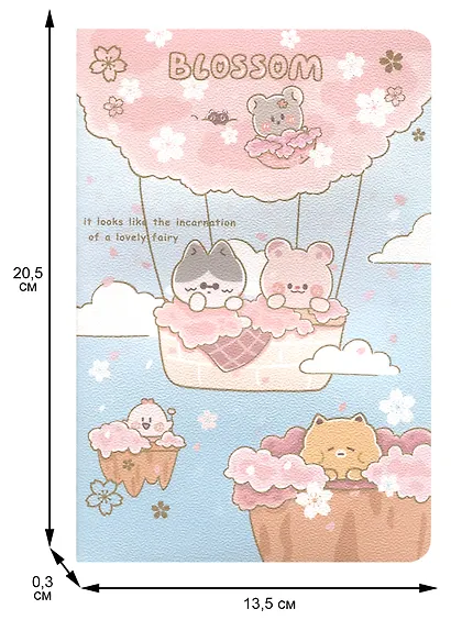 Тетрадь в клетку Kairui, Young and happy, 32 листа, в ассортименте - фото 3