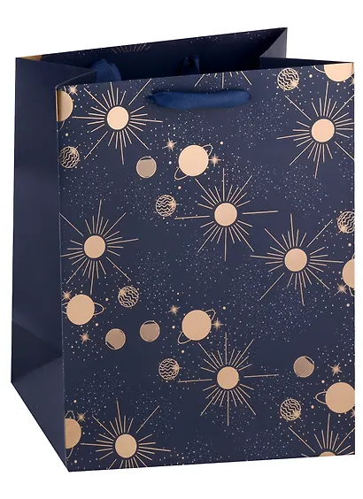 Пакет А5 23*18*10 "Shining stars" нейтр., бум.мат.ламинат - фото 1