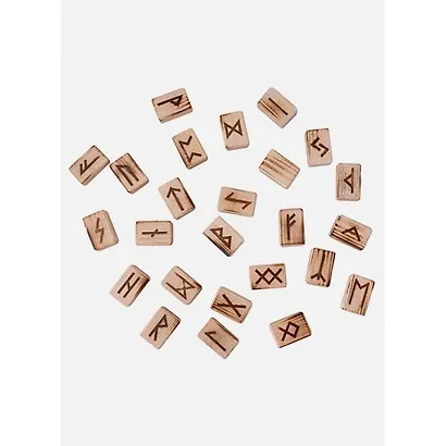 Руны Огня. Защита и предсказание судьбы. 25 деревянных рун. Подарочный набор - фото 4