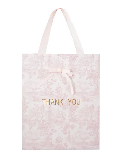 Пакет А4 26*32*12,5 "THANK YOU" жен., тиснение фольгой, бум.мат.ламинат - фото 3