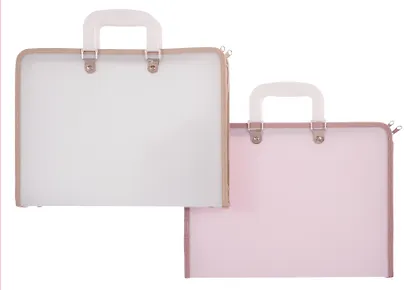 Портфель А4, 6 отделений, пластик, в ассортименте - фото 1