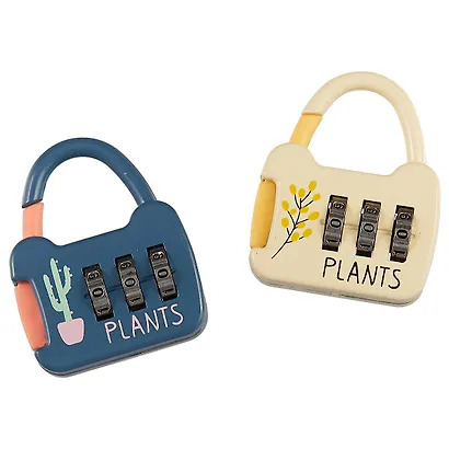 Замочек кодовый Растения (металл) (блистер) - фото 2