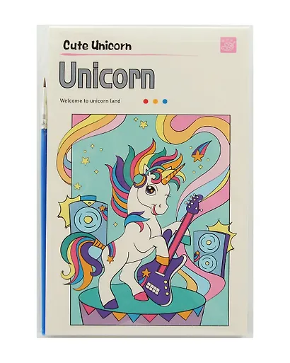 Набор раскрасок Единорог 12л. - фото 1