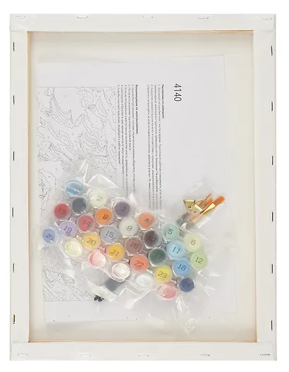 Картина по номерам 30х40 см. 30 цветов. На подрамнике. "Яркий вечер в Венеции" - фото 4