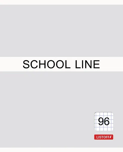 Тетрадь в клетку Listoff, Basic line, 96 листов, в ассортименте - фото 6