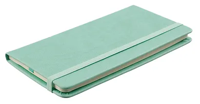 Планинг недат. 64л "Joy Book" ментоловый, карманный, иск.кожа 7Б, скругл.углы, тонир.блок, резинка, офсет, ляссе - фото 2