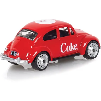 450027 Машинка литая коллекционная Motor City - Die-сast модель Coca-Cola 1967 Volkswagen Beetle, масштаб 1:50 (металлическая), возраст 14+ - фото 6