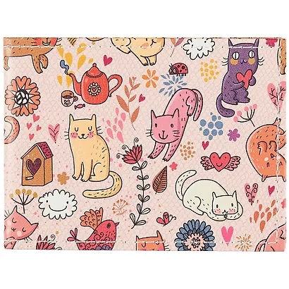 Обложка на ученический билет «Котики» - фото 1