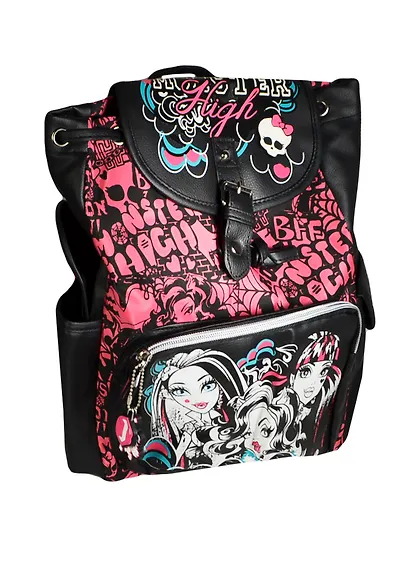 Рюкзак школьный "Monster High" 33,5*26,5*11см, мягкая спинка, Академия Групп - фото 1