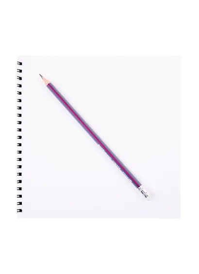 Скетчбук 190*190 40л "SKETCHBOOK. Красная текстура" белый офсет, 120г/м2, тв.обложка, евроспираль - фото 2