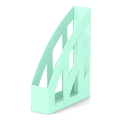 Лоток вертикальный "Office, Pastel Mint" 75мм, пластик, мятный, ErichKrause - фото 1