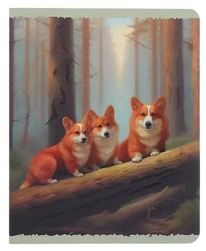 Тетрадь в клетку "Утро в сосновом бору", 48 листов, в ассортименте - фото 5