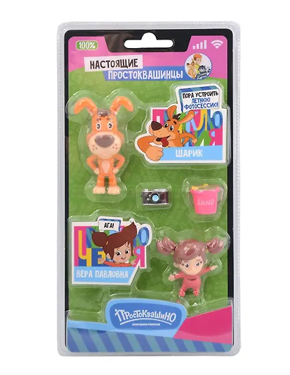 Фигурки Funky Toys Простоквашино в блистере (Матроскин и Вера) (PROSTO2503-2) - фото 1