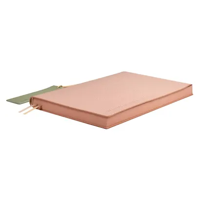 Ежедневник учителя А5 160л "ШЕВРЕТ РОЗОВЫЙ" кожзам, блинт.тисн., цветн.срез, два ляссе, закладка из иск.кожи - фото 2