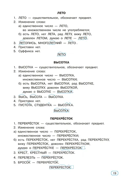 Все виды разбора в русском языке. 1-4 классы - фото 14