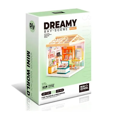 8003 Конструктор интерьерный для детского творчества – сборный домик Fairy Care «Изысканный салон моды и красоты», количество деталей - 151 (материалы: пластик, металл, картон), со световыми эффектами - фото 1