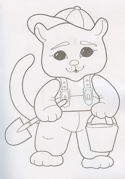 Аппликация "Котик" - фото 3