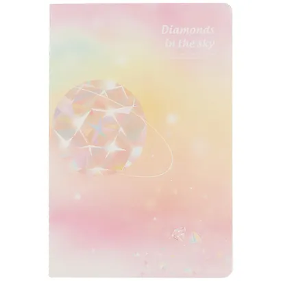 Тетрадь в клетку Languo, Diamonds in the sky, 40 листов, в ассортименте - фото 3