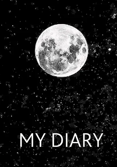 Ежедневник полудат. А5 192л "Лунный свет" 7БЦ, мат.лам, офсет - фото 4