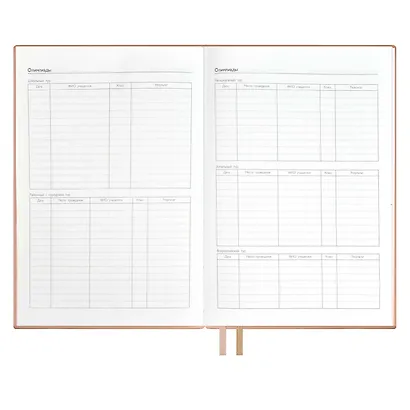 Ежедневник учителя А5 160л "ШЕВРЕТ РОЗОВЫЙ" кожзам, блинт.тисн., цветн.срез, два ляссе, закладка из иск.кожи - фото 11