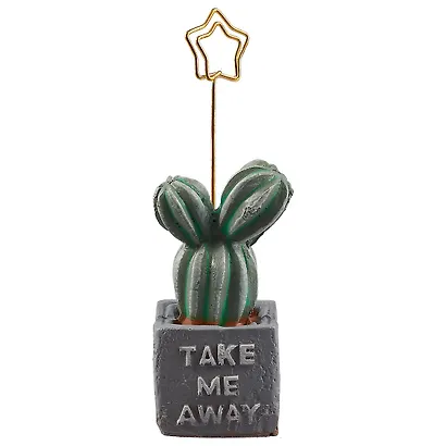 Держатель для визиток в квадратном кашпо (полистоун) (8,5см) - фото 3