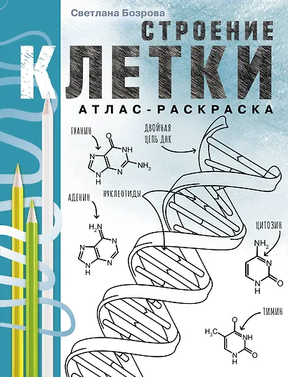Строение клетки. Атлас-раскраска - фото 1