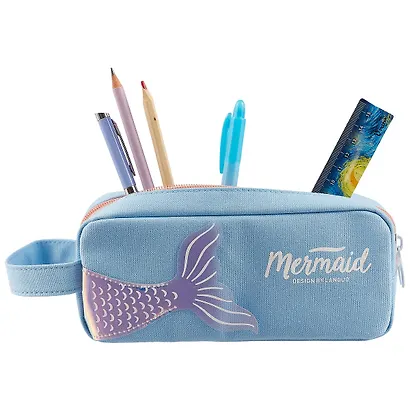 Косметичка на молнии Mermaid хвост русалки (ПВХ) (20х8) (LG-11165) - фото 2