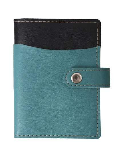 Визитница Футляр для кредитных визитных и дисконтных карт кожзам оранжевый - фото 1