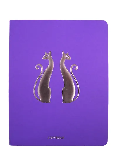 Тетрадь общая в клетку «TOTAL LILAC. Изящные кошки», А5, 48 листов - фото 1