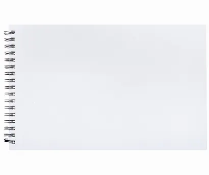 Скетчбук 160*240 30л "Карпы кои" тв.обложка, глянц.ламинация, с перф., 180г/м2,  тиснение фольг.серебро, евроспираль - фото 2