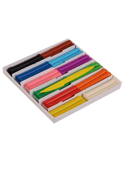 Пластилин "Фантазия" восковой, 12 цветов - фото 2