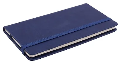 Планинг недат. 64л "Joy Book" спелая голубика, карманный, иск.кожа 7Б, скругл.углы, тонир.блок, резинка, офсет, ляссе - фото 2