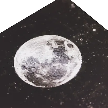 Ежедневник полудат. А5 192л "Лунный свет" 7БЦ, мат.лам, офсет - фото 6