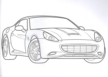 Легковые машины. Раскраска - фото 2