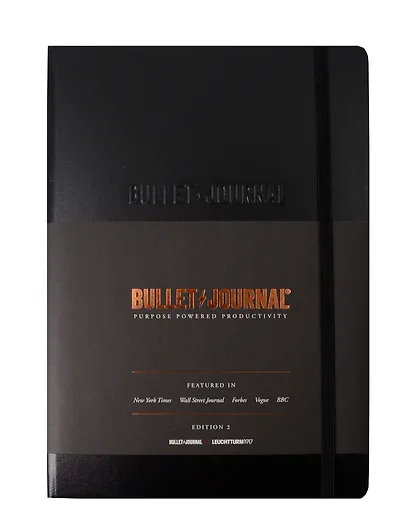 Книга для записей A5 103л тчк. "Bullet Journal Edition 2" тв.обл., черный, Leuchtturm1917 - фото 1