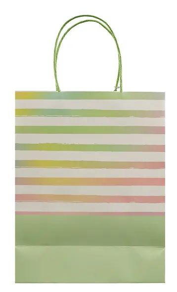 Пакет А4 32*26*12 "Сияющие полосы" жен., бум.мат.ламинат - фото 3