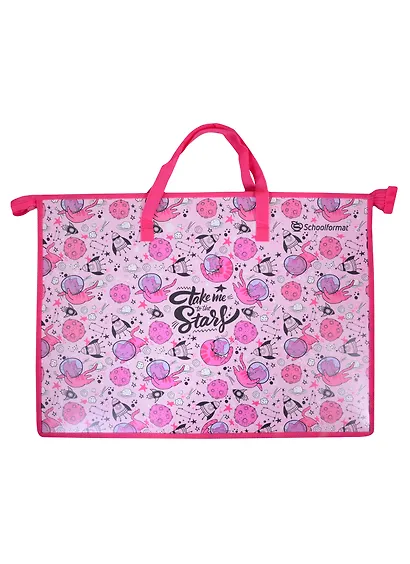 Папка на молнии А3 для бумаг "COSMOCAT" пластик, с ручками - фото 1