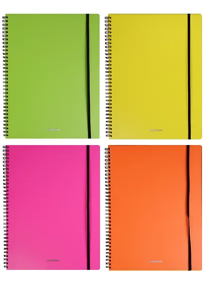 Тетрадь в клетку Erich Krause, Glance Neon, А4, 80 листов, в ассортименте - фото 2