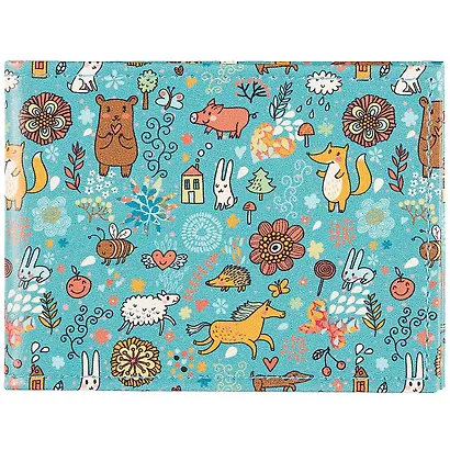 Обложка на ученический билет «Зверушки» - фото 1