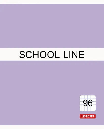 Тетрадь в клетку Listoff, Basic line, 96 листов, в ассортименте - фото 4