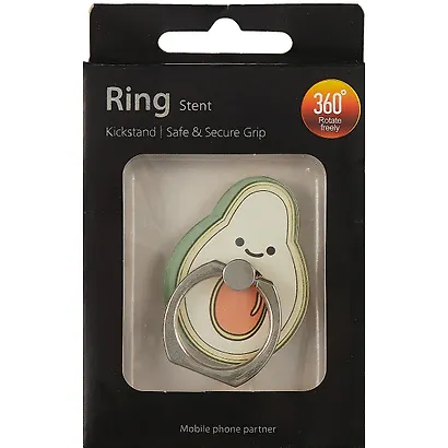 Держатель-кольцо для телефона Авокадо (металл) (коробка) (12-17754-210603) - фото 2