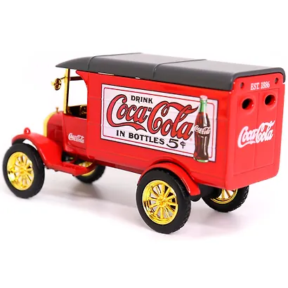 443026 Машинка литая коллекционная Motor City Classics - Die-сast модель по лицензии Coca-Cola 1926 Ford Model TT Delivery Van, масштаб 1:43 - фото 3