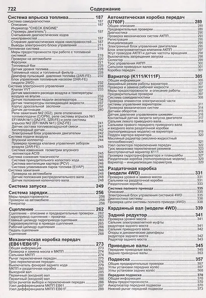 Toyota Rav4. Модели 2WD&4WD 2013-2019 гг. выпуска с бензиновыми двигателями 3ZR-FE (2,0 л) и 2AR-FE (2,5). Руководство по ремонту и техническому обслуживанию - фото 3