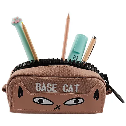 Пенал на молнии «Base cat», 23 х 9 см - фото 2