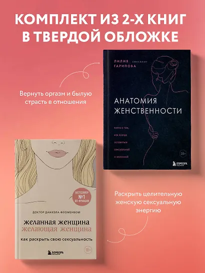 Комплект из 2-х книг: Анатомия женственности+Желанная женщина, желающая женщина - фото 4