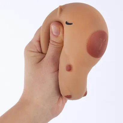 Набор Антистресс мяшка Кот черный+Антистресс мяшка Капибара (упаковка) (15-2255-8788) - фото 7