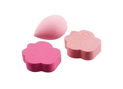 Набор спонжей для макияжа Котик и лапка (8х5) (12-26535-157) - фото 3